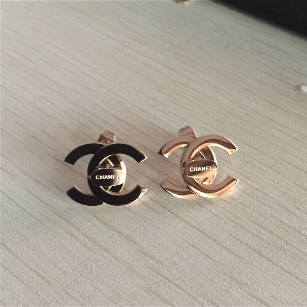 Rose Gold Stud Earrings